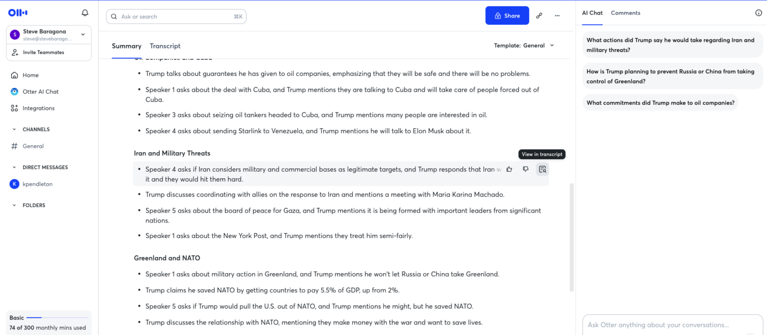 Otter AI Review: Transcription Tool for Journalists