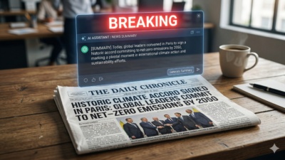 breaking news summarized by AI