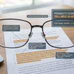 AI detection glasses