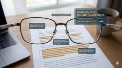 AI detection glasses